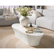 Dali 58.25 X 31.5 inch White Outdoor Coffee Table